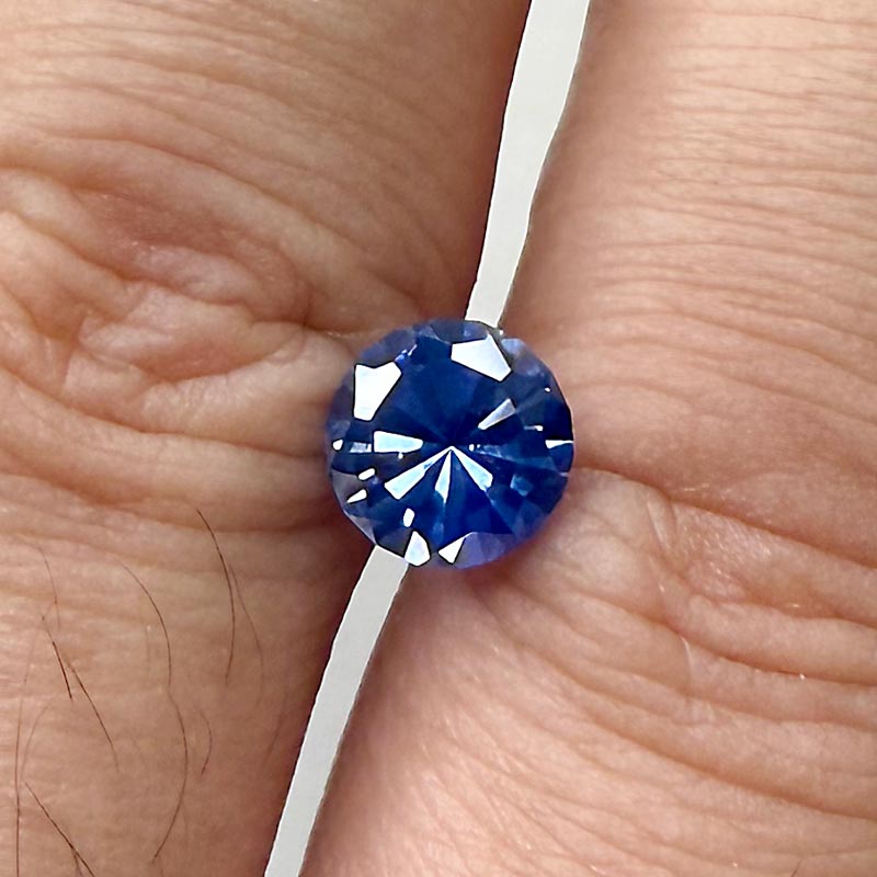 Blue Unheated Sapphire view 2