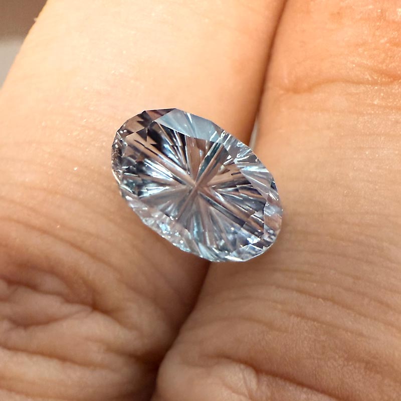 Blue/Gray Unheated Sapphire view 2