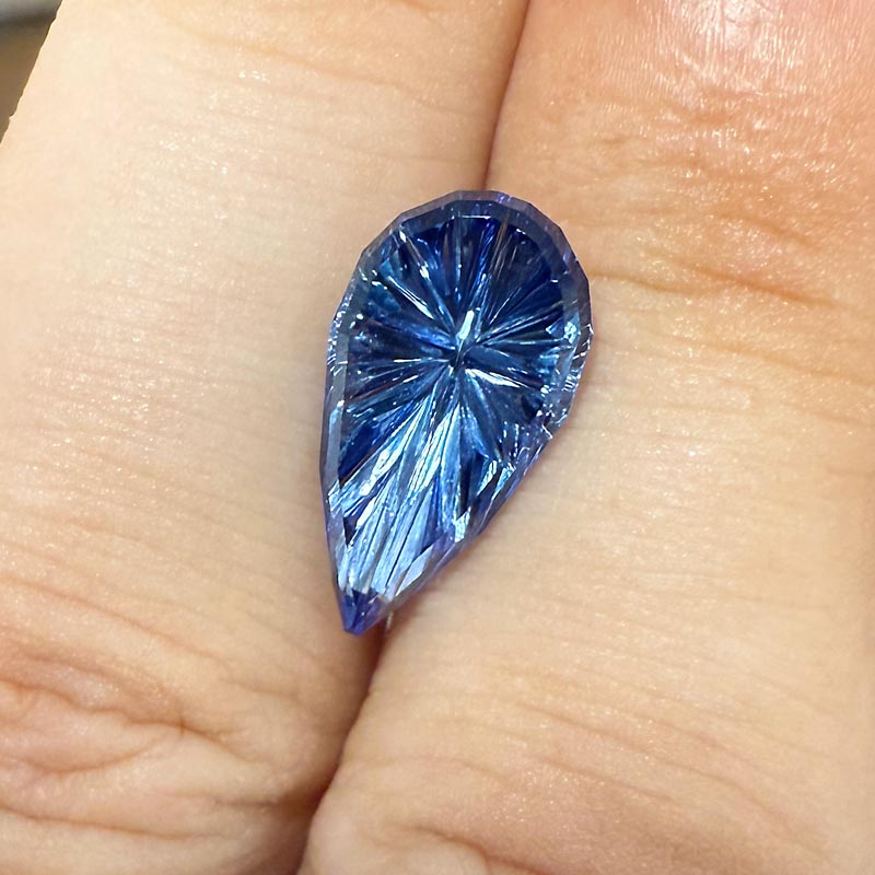 Blue Unheated Sapphire view 2