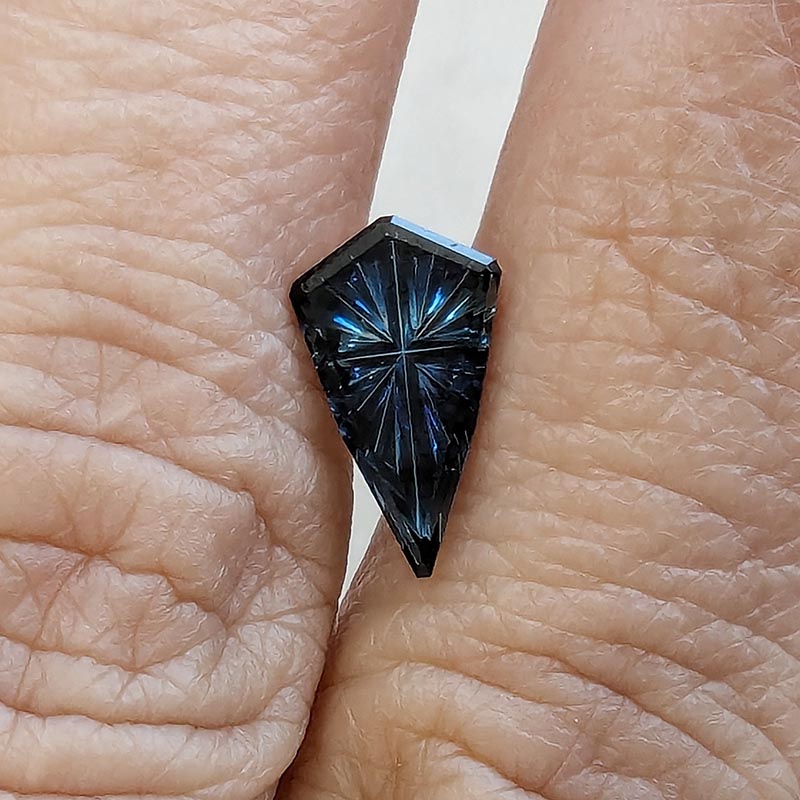 Blue Australian Sapphire view 2