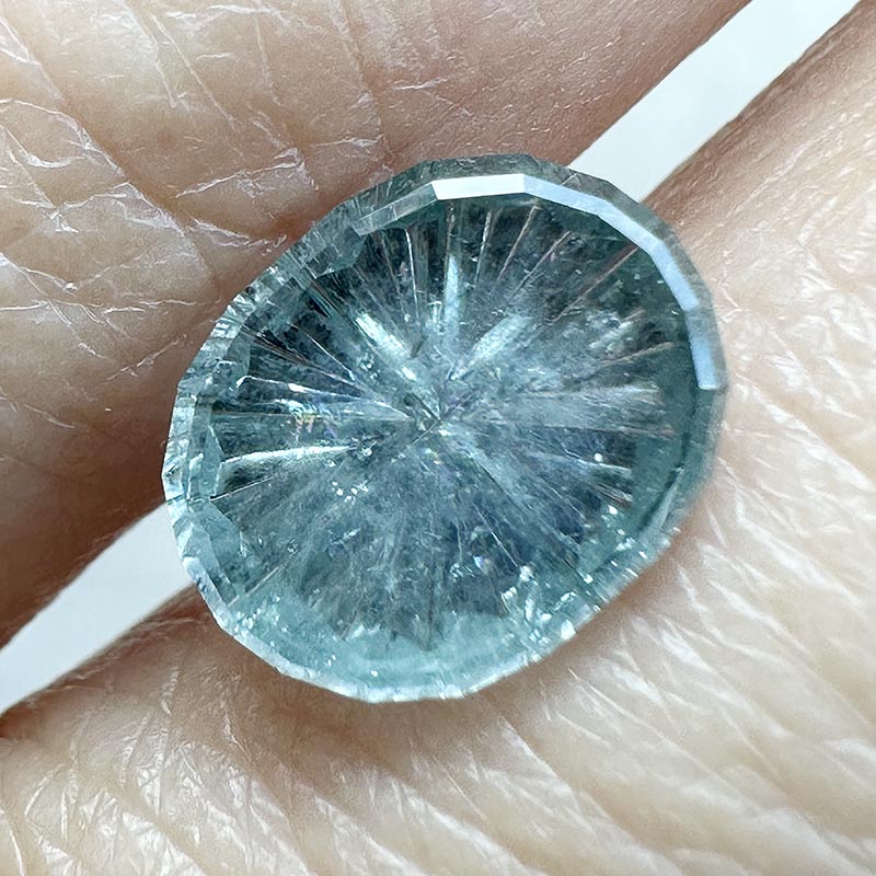 Blue Montana Sapphire view 2