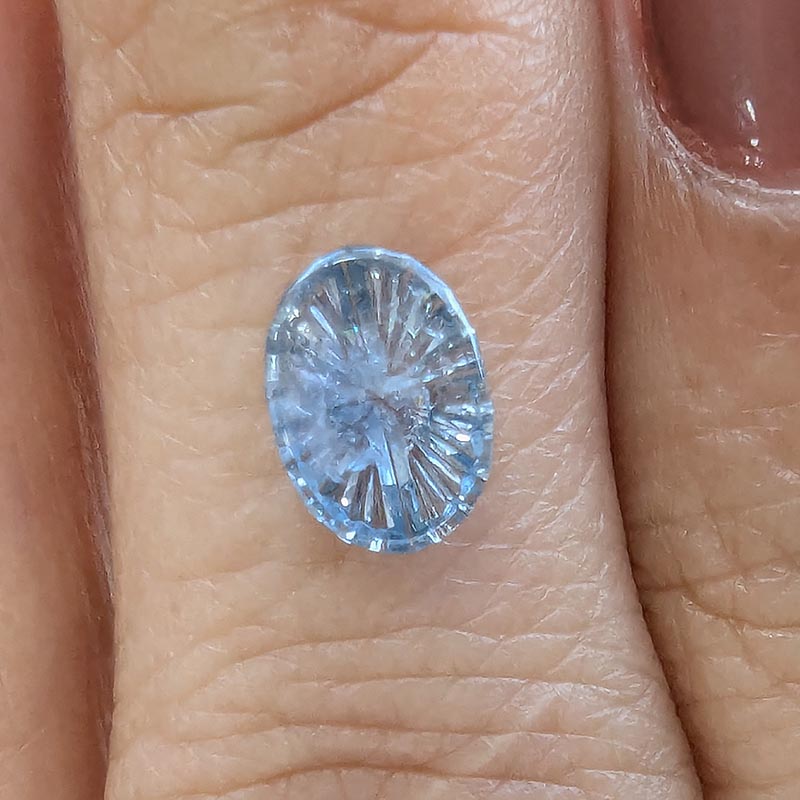 Blue Montana Sapphire view 2