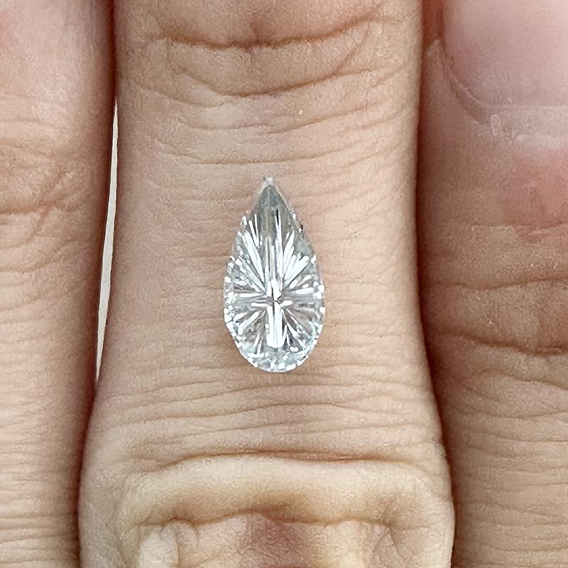 Pale Blue Montana Sapphire view 2