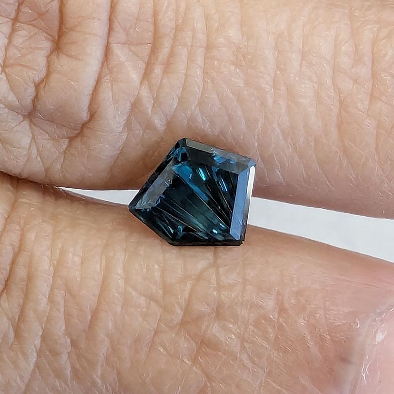 Blue Australian Sapphire view 2