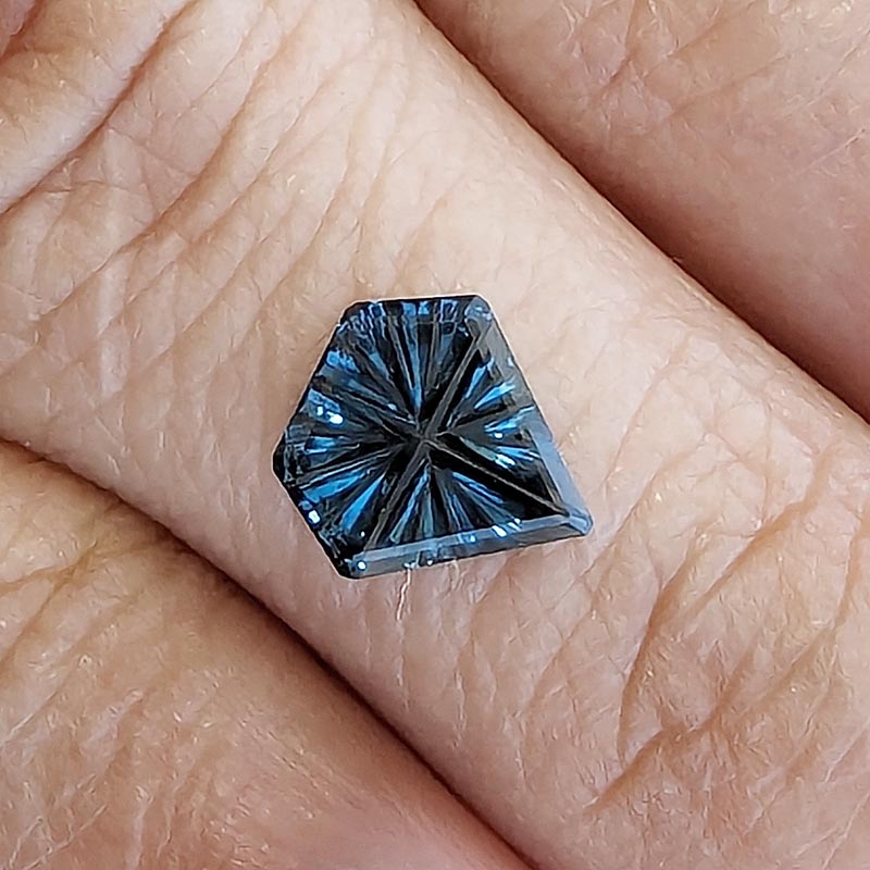 Blue Australian Sapphire view 2
