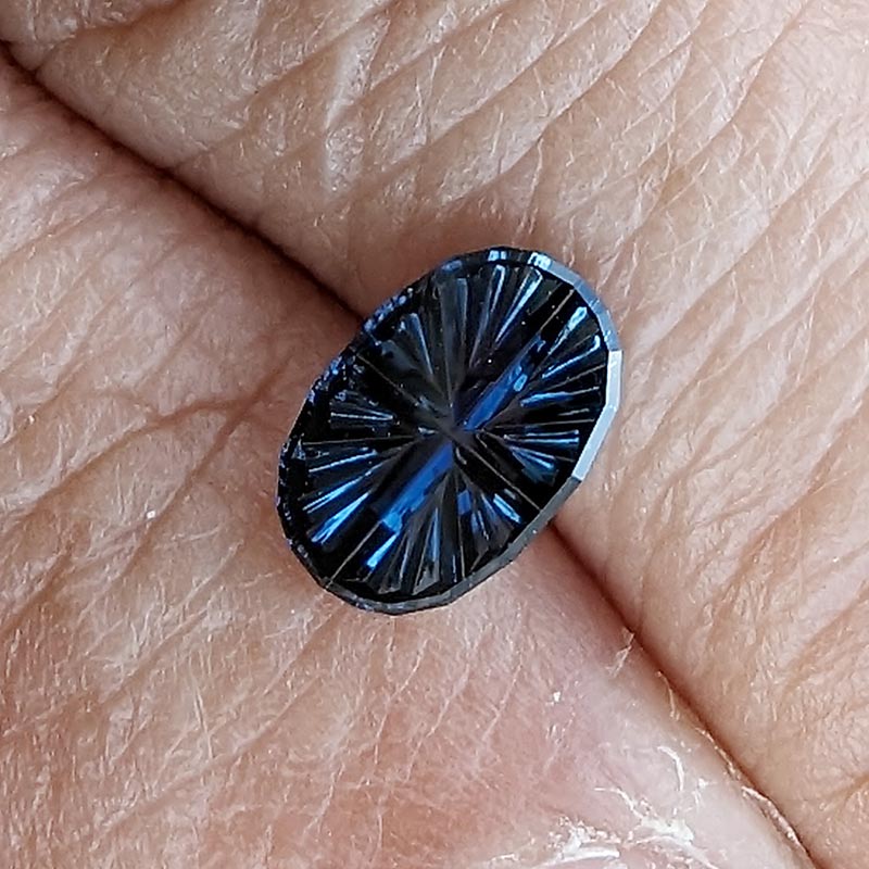 Blue Australian Sapphire view 2