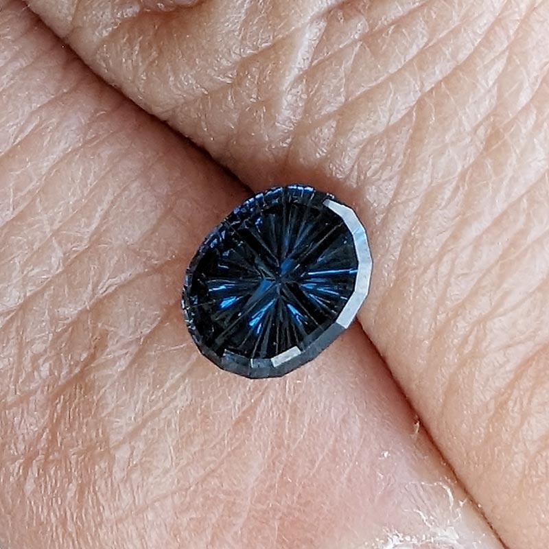 Blue Australian Sapphire view 2