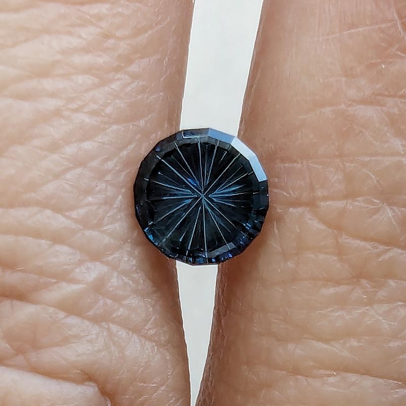Blue Australian Sapphire view 2