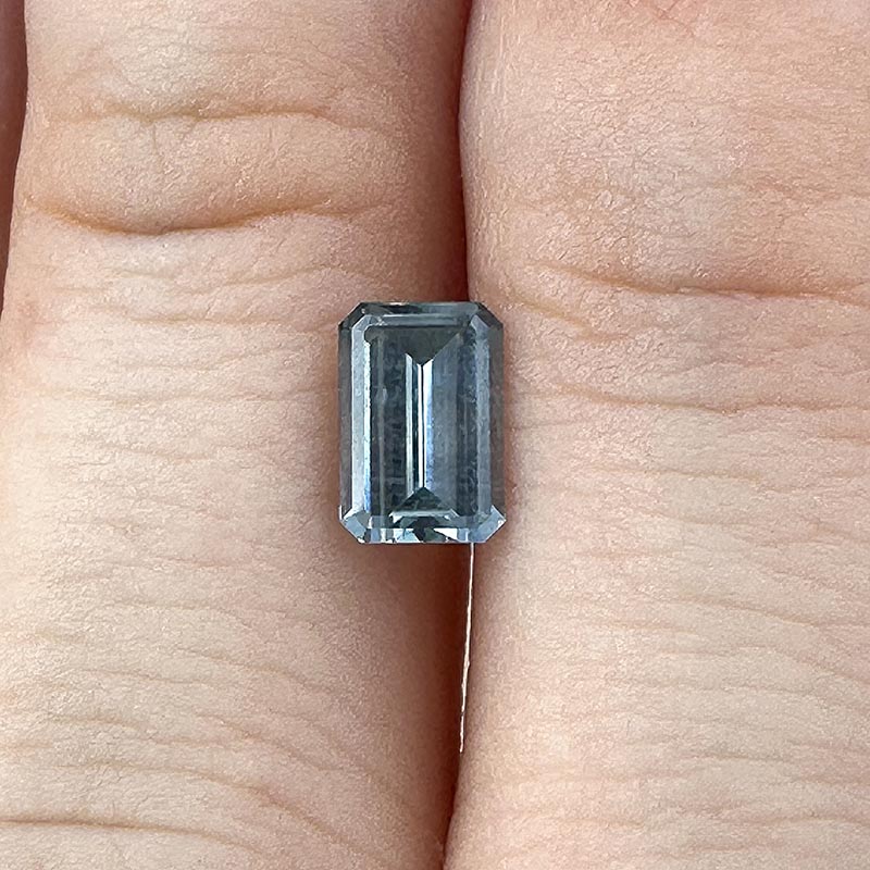 Pale Blue Montana Sapphire view 2