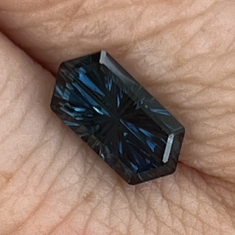 Blue Australian Sapphire view 2