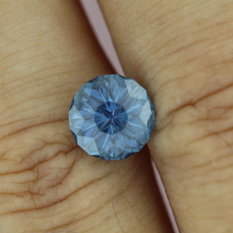 Blue Montana Sapphire view 2