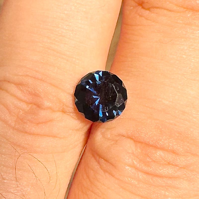 Dark Blue Australian Sapphire view 2