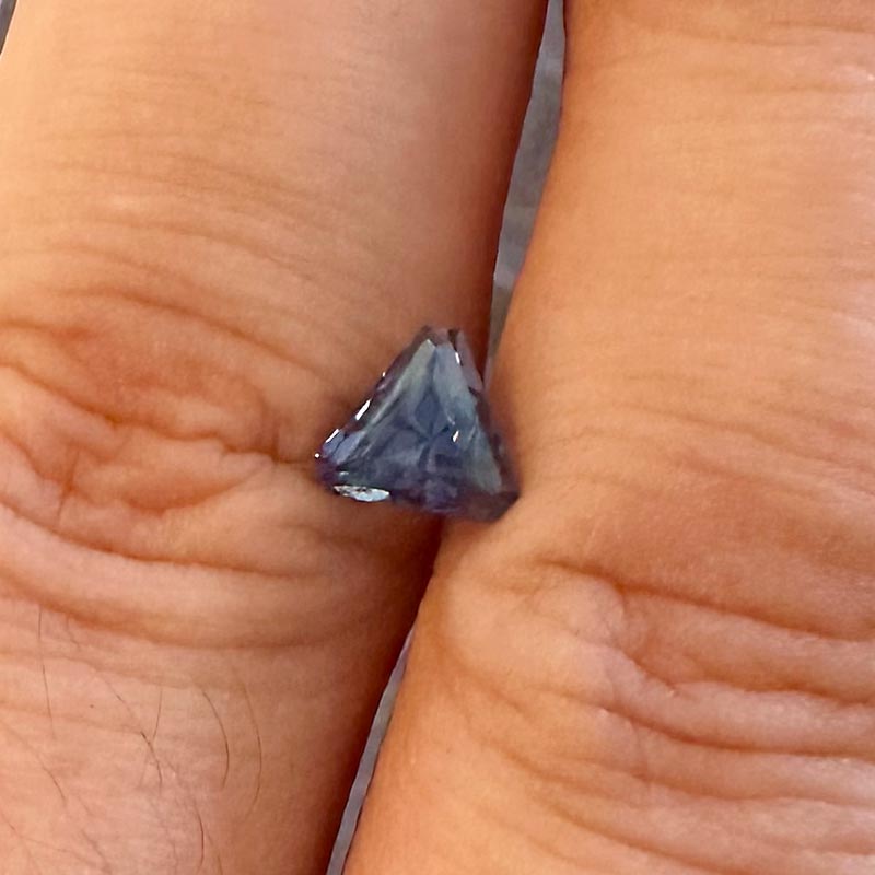 Blue Unheated Sapphire view 2