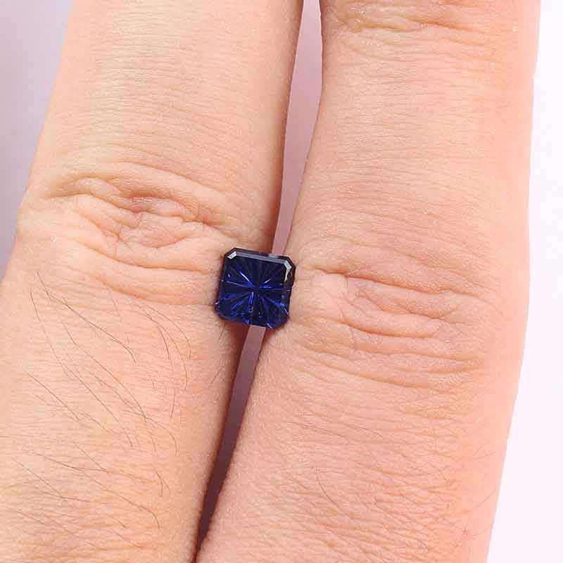 Blue Australian Sapphire view 2