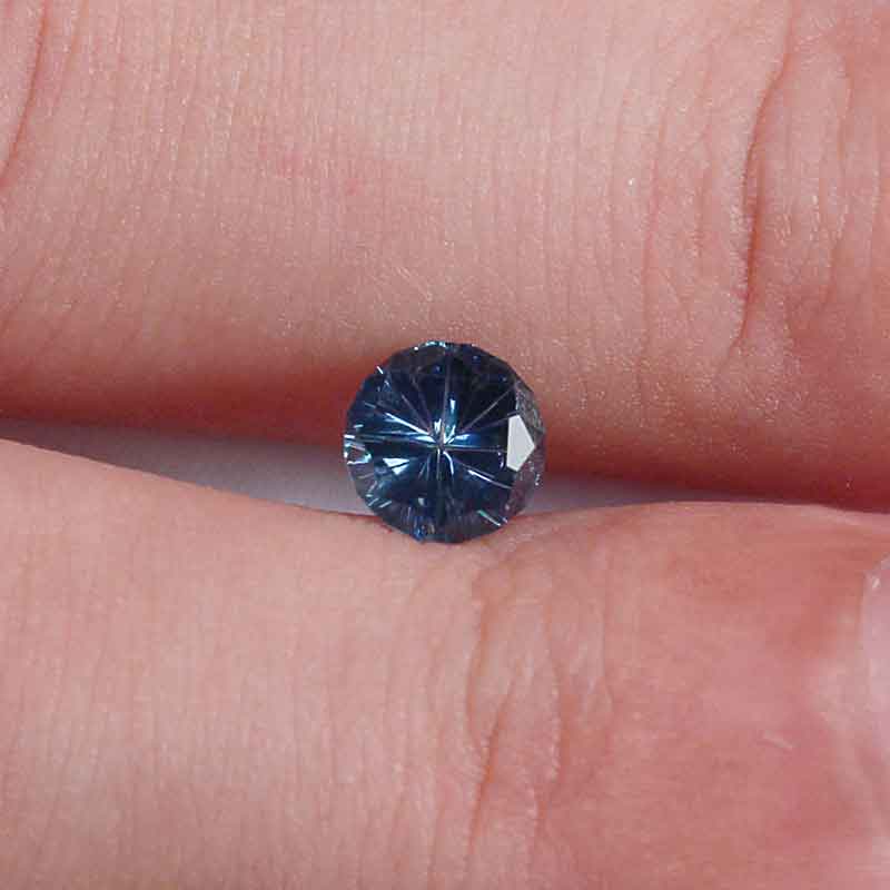 Blue Montana Sapphire view 2