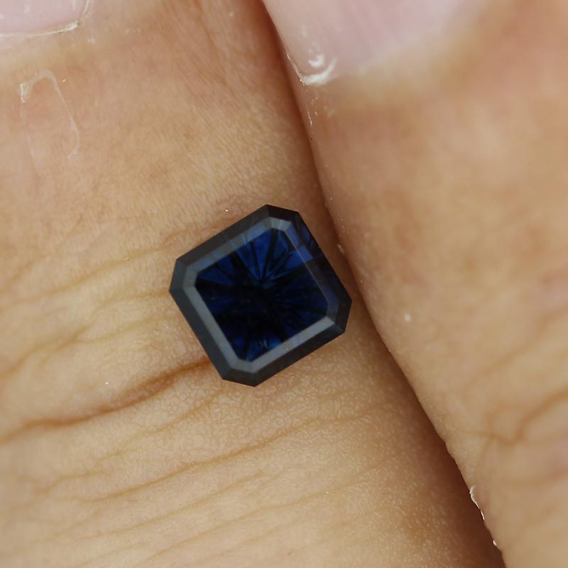 Blue Australian Sapphire view 2