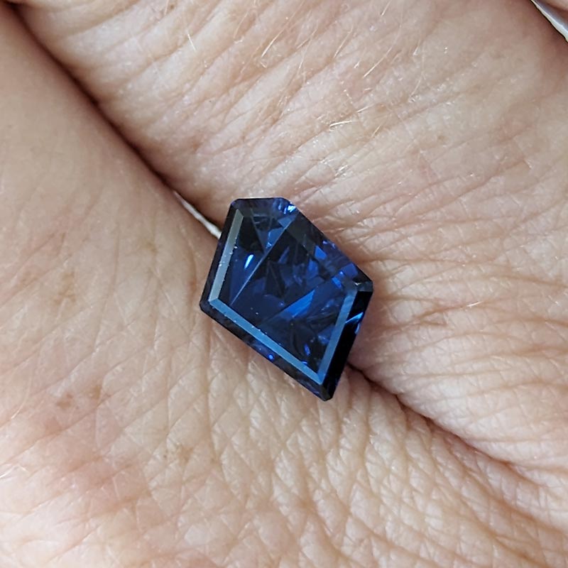 Deep Rich Blue Australian Sapphire view 2