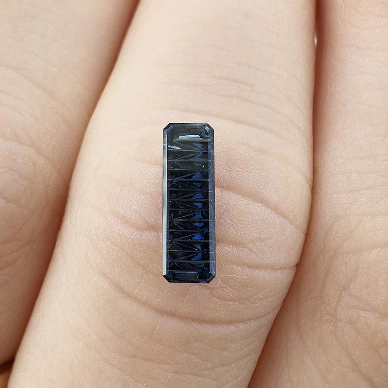 Blue Australian Sapphire view 2