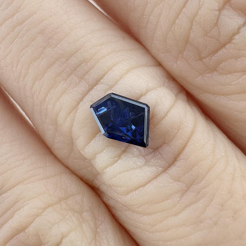 Blue Australian Sapphire view 2