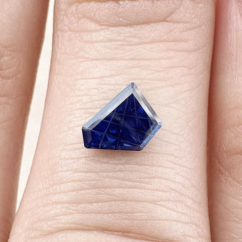 Blue Australian Sapphire view 2