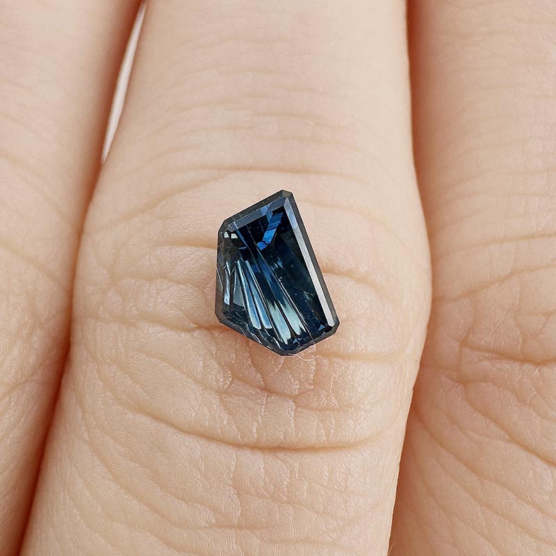 Blue Australian Sapphire view 2