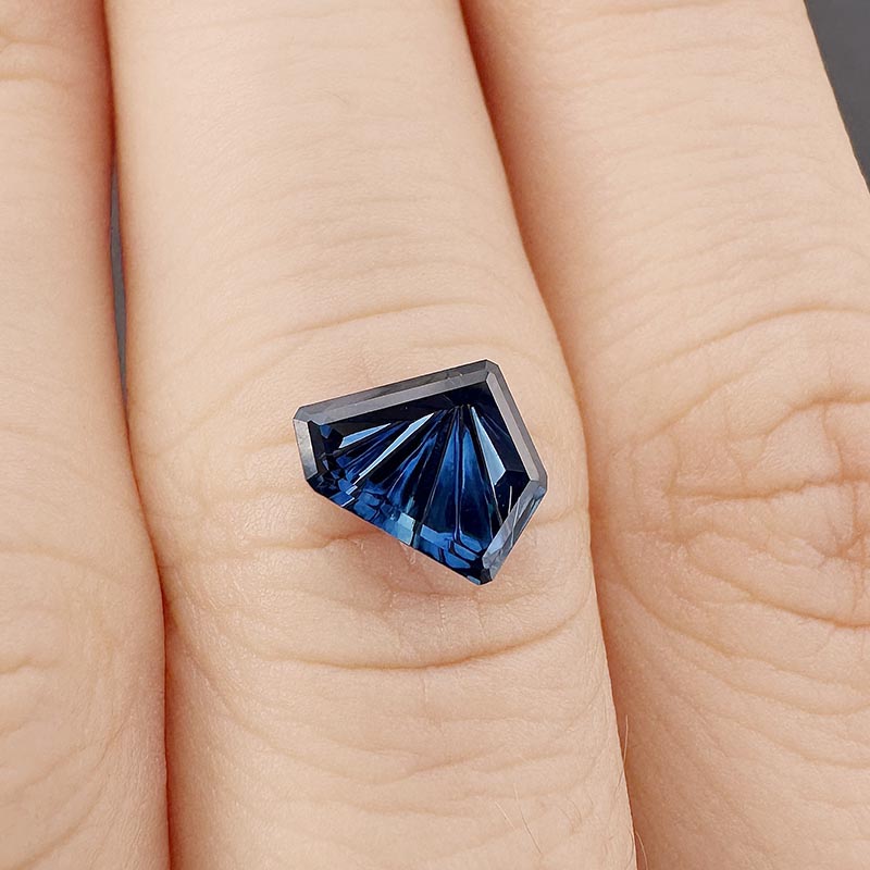 Blue Australian Sapphire view 2