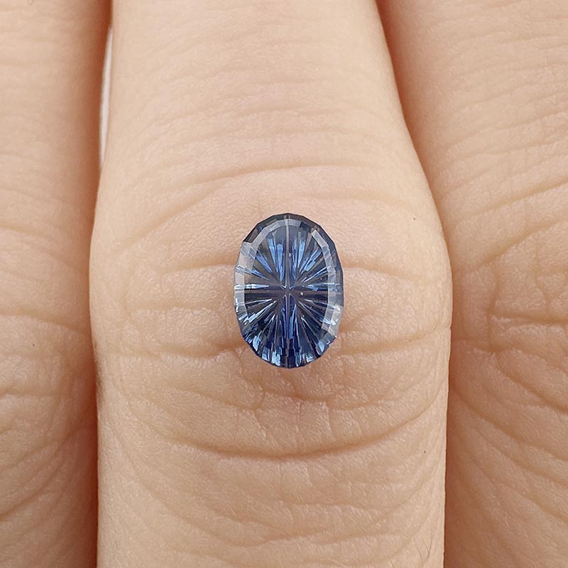 Blue Australian Sapphire view 2