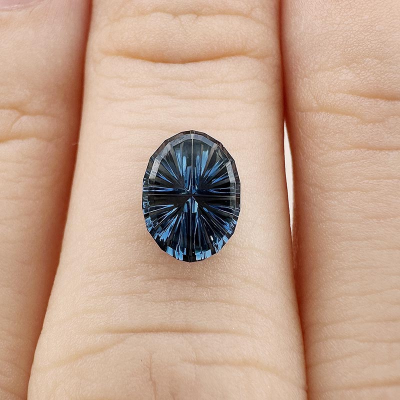 Blue Australian Sapphire view 2