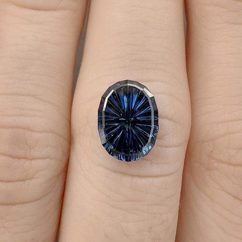 Blue Australian Sapphire view 2