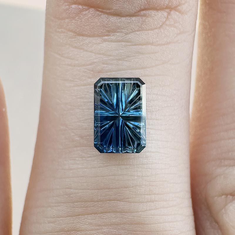 Blue Australian Sapphire view 2