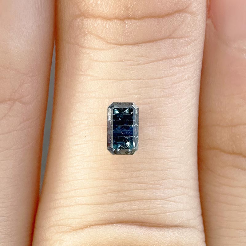 Blue Australian Sapphire view 2