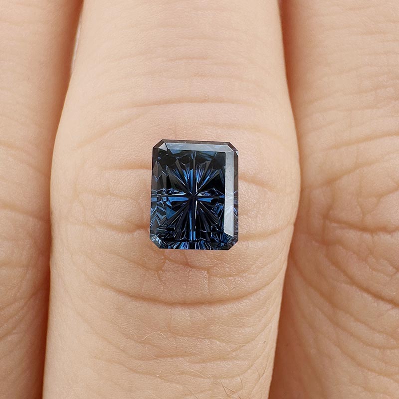 Blue Australian Sapphire view 2