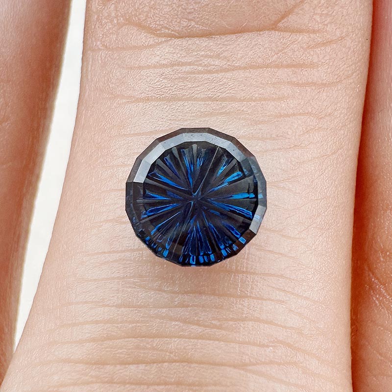 Blue Australian Sapphire view 2