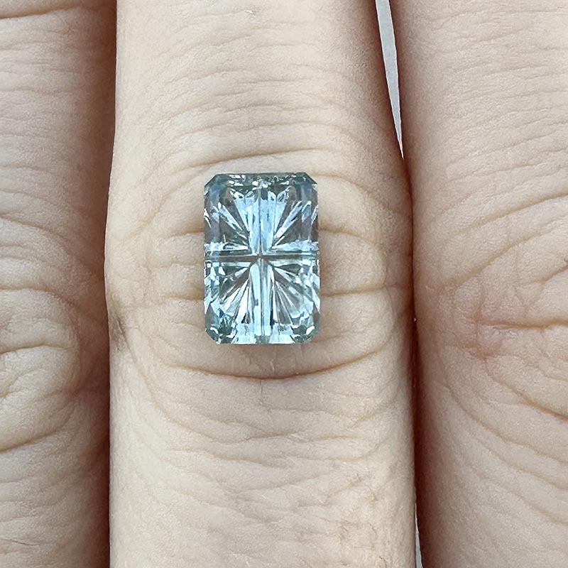 Blue Montana Sapphire view 2