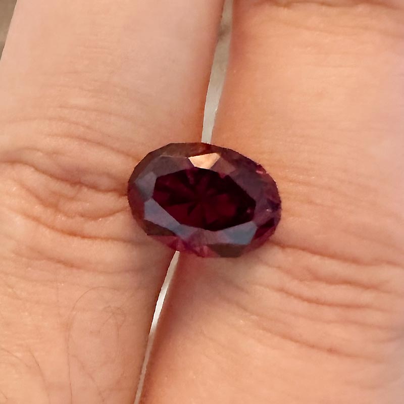 Rhodolite Garnet view 2