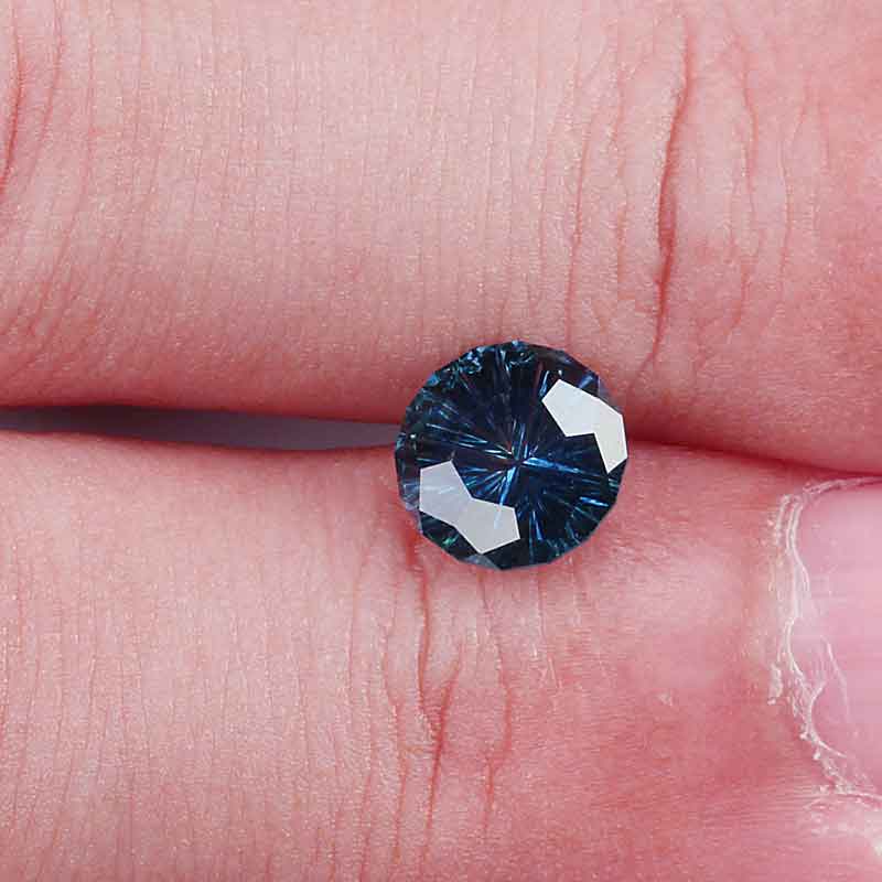 Blue Montana Sapphire view 2