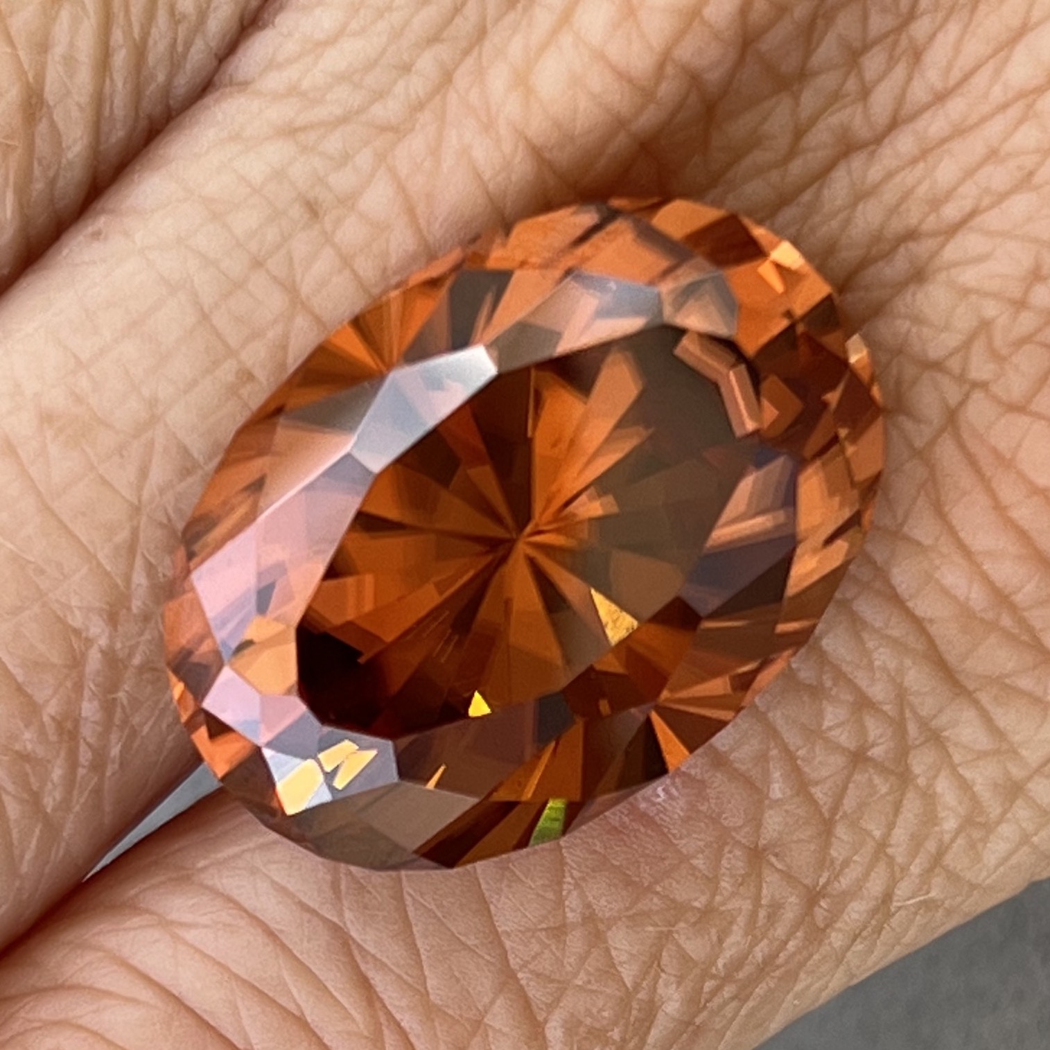 Orange Zircon view 2