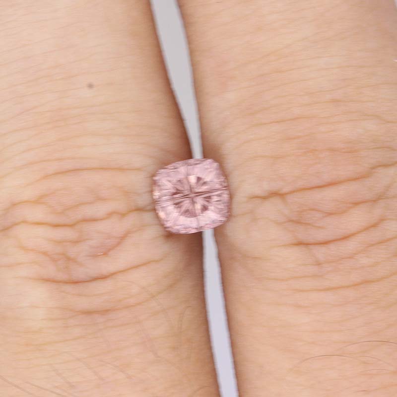 Peach Pink Sapphire view 2