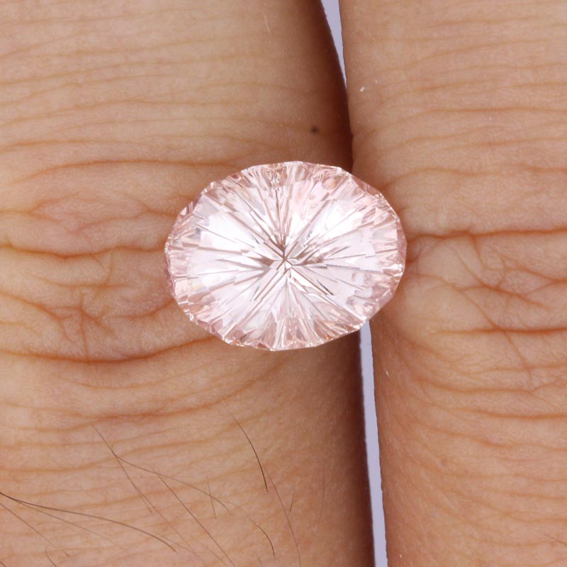 Peach Pink Sapphire view 2