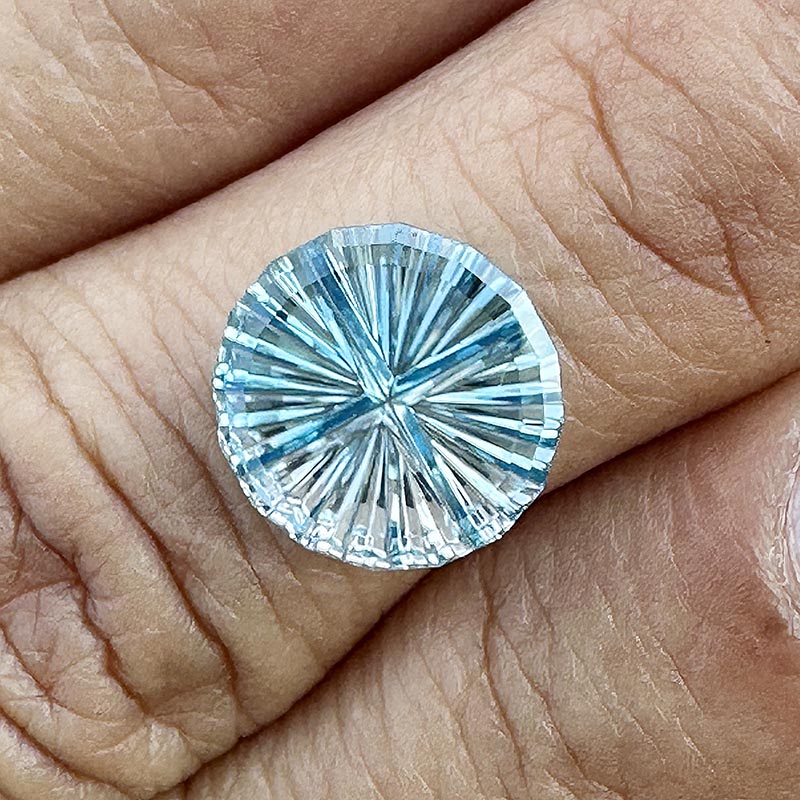 Bicolor Blue Zircon view 2