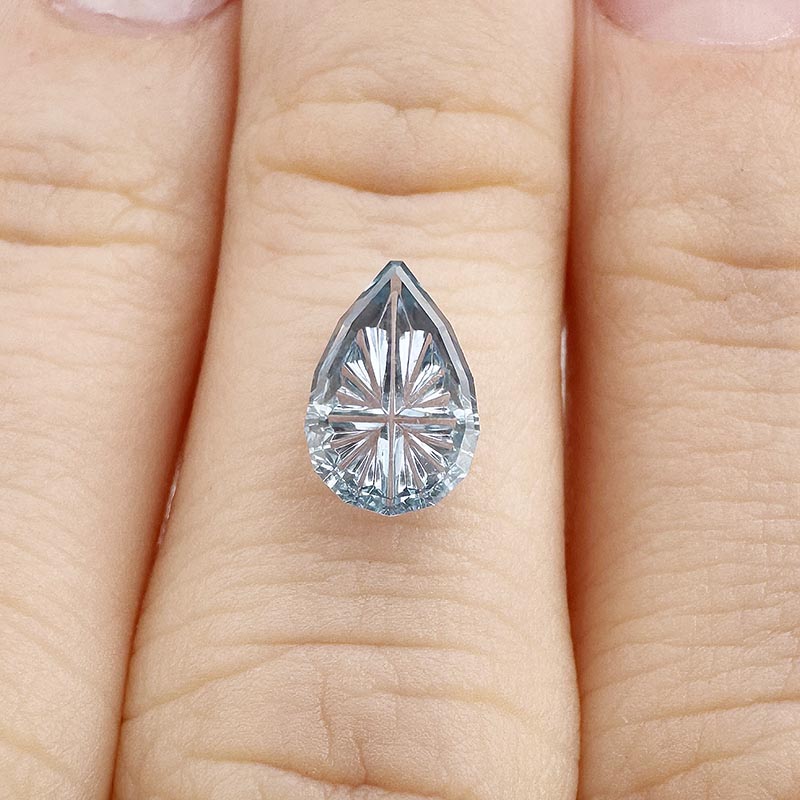 Blue Montana Sapphire view 2