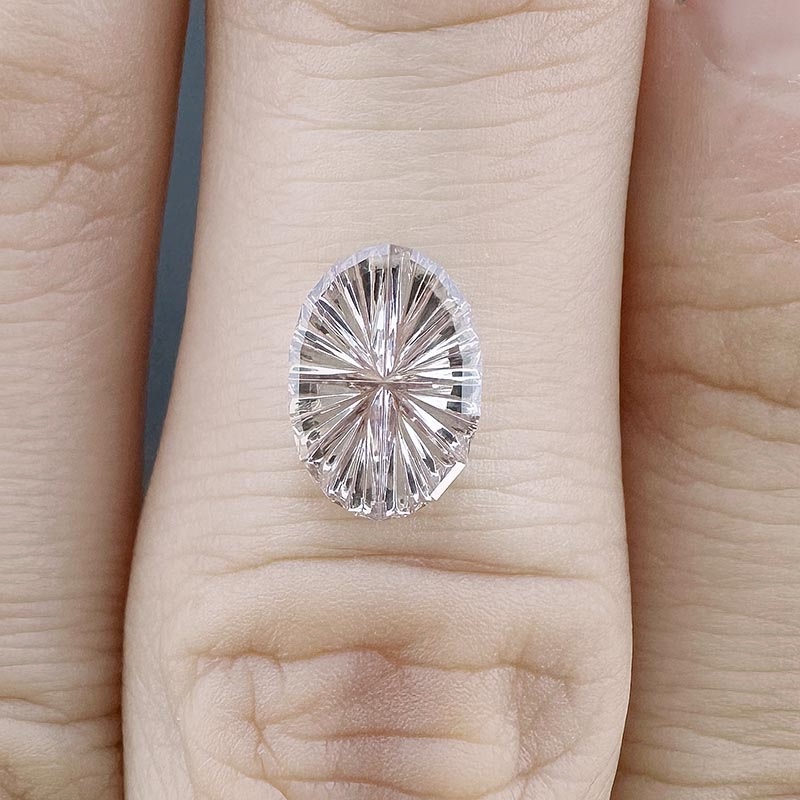 Peach Pink Sapphire view 2