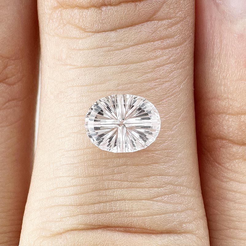 Pale Pink Sapphire view 2