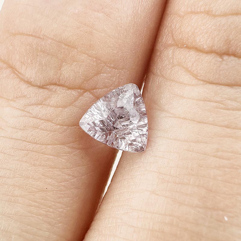 Pale Pink Sapphire view 2