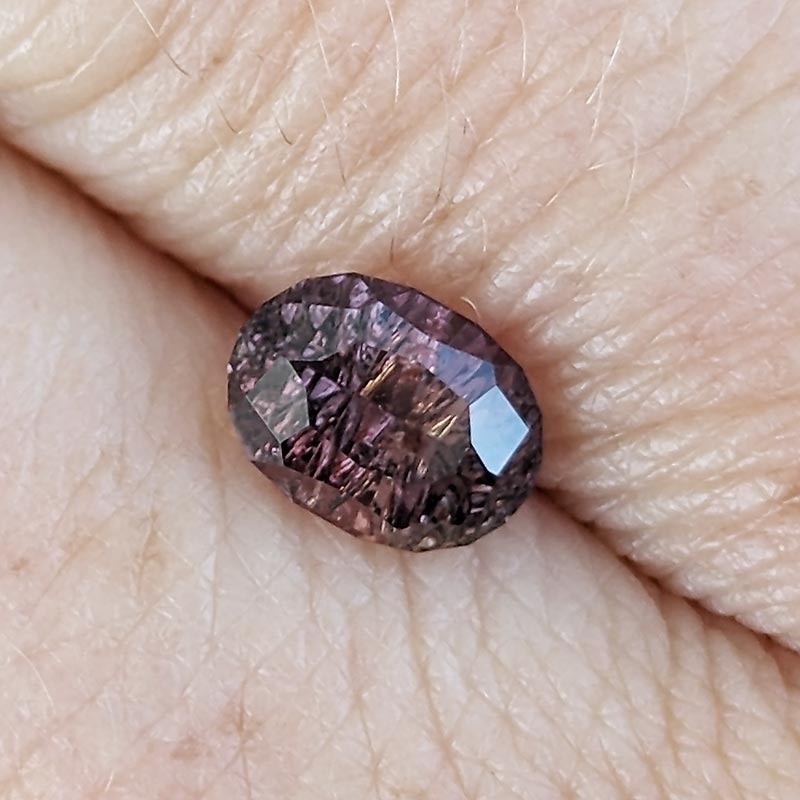 Red Brown Sapphire view 2
