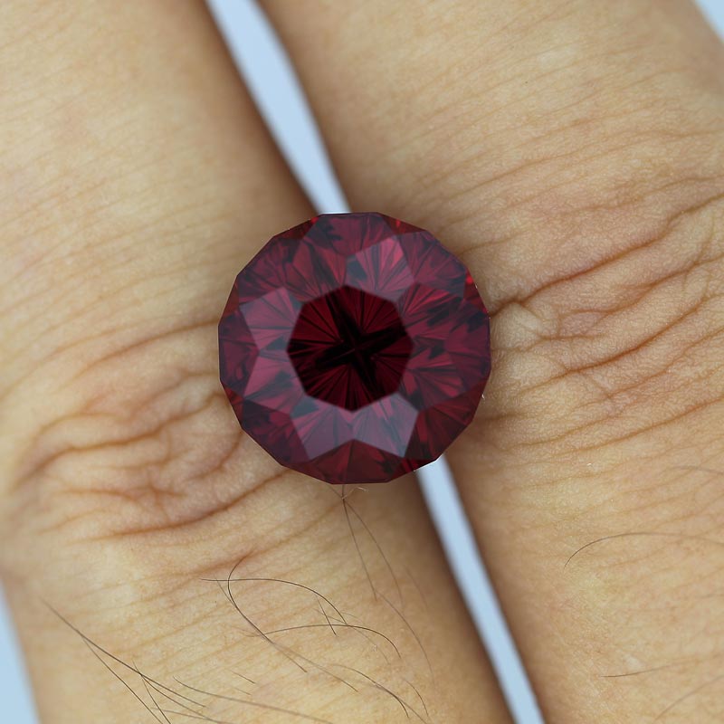 Rhodolite Garnet view 2