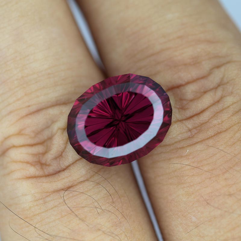 Rhodolite Garnet view 2