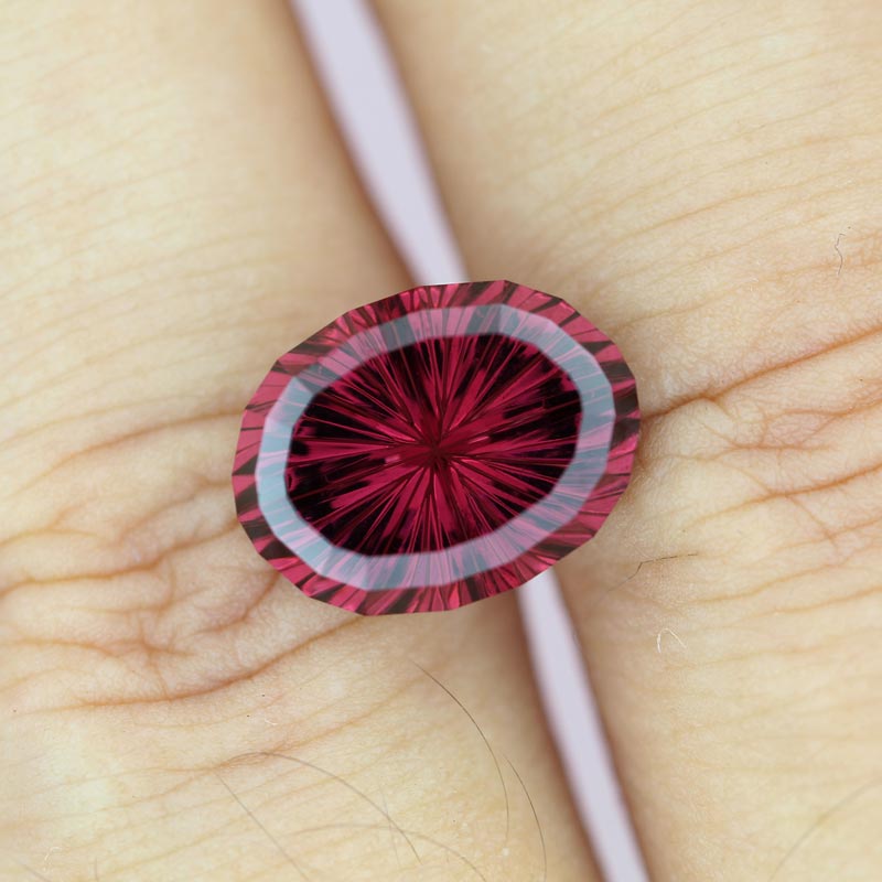 Rhodolite Garnet view 2