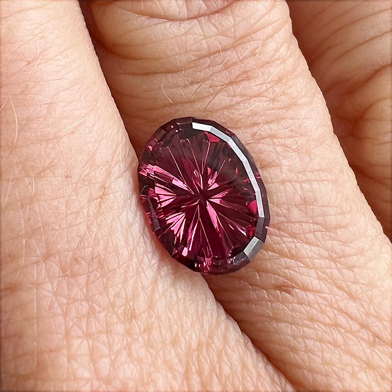 Rhodolite Garnet view 2