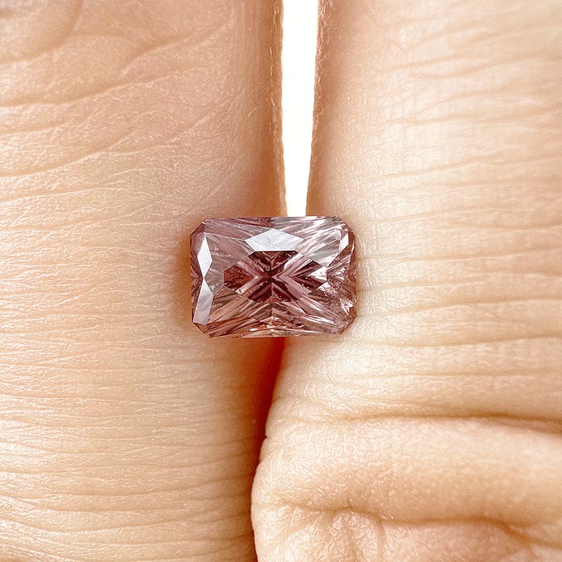 Pink/Orange Sapphire view 2